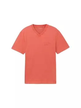 Классическая футболка TOM TAILOR Shirt, цвет melon