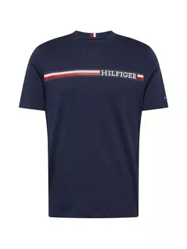Классическая футболка TOMMY HILFIGER Shirt, ночной синий