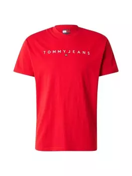Классическая футболка Tommy Jeans Shirt, красный