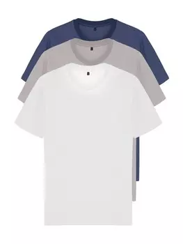 Классическая футболка Trendyol Shirt, цвет blue/grey/white