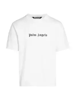 Классическая футболка узкого кроя с логотипом Palm Angels, черный