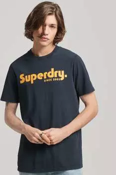 Классическая футболка Vintage Terrain Superdry, черный