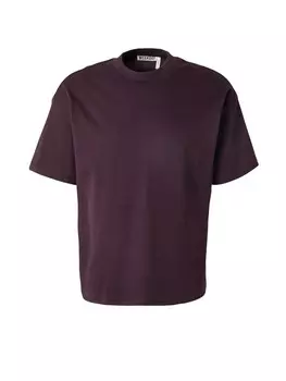 Классическая футболка WEEKDAY Shirt, цвет aubergine