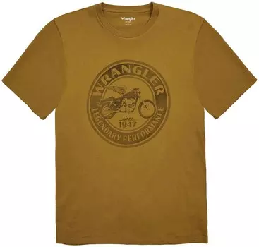 Классическая футболка WRANGLER Shirt, цвет mustard