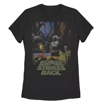 Классическая футболка Yoda Planet Dagobah для подростков с изображением Звездных войн Licensed Character