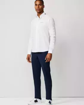 Классическая гоночная мужская рубашка Hackett, белый