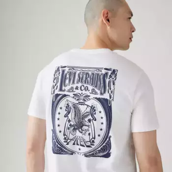 Классическая графическая футболка Levi's, цвет Brin Music Inspired White - White