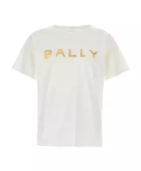 Классическая хлопковая футболка Bally, белый