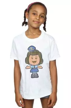 Классическая хлопковая футболка «История игрушек 4» Giggle McDimples Disney, белый