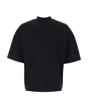 Классическая хлопковая футболка Jil Sander, черный