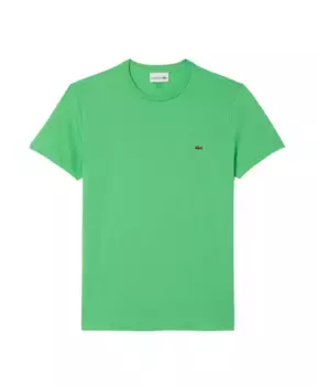 Классическая хлопковая футболка Lacoste, зеленый