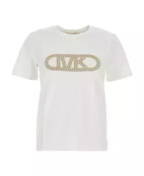 Классическая хлопковая футболка Michael Kors, белый