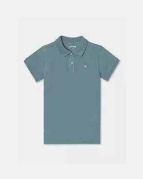 Классическая хлопковая рубашка-поло для мальчика Silbon, синий