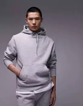 Классическая худи Topman серого цвета