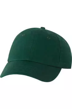 Классическая кепка для пап Valucap Adult Bio-Washed, цвет forest green