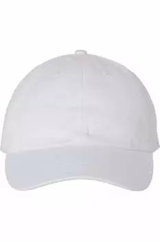 Классическая кепка для пап Valucap Adult Bio-Washed, белый
