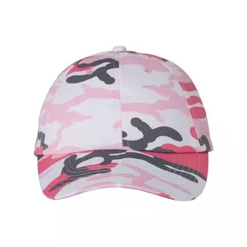 Классическая кепка для пап Valucap для взрослых, биостиранная, цвет Pink Camo