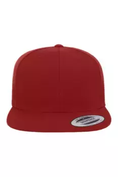Классическая кепка Snapback премиум-класса Yupoong, красный
