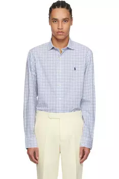 Классическая клетчатая рубашка с эластичной тканью Polo Ralph Lauren, мультиколор