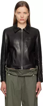 Классическая кожаная куртка OPEN YY