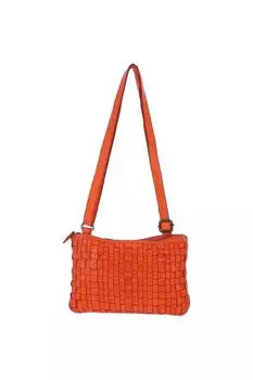 Классическая кожаная сумка через плечо 'Magnificence' в винтажном стиле Ashwood Leather, оранжевый