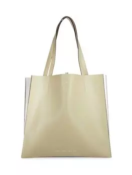 Классическая кожаная сумка-тоут Proenza Schouler, бежевый