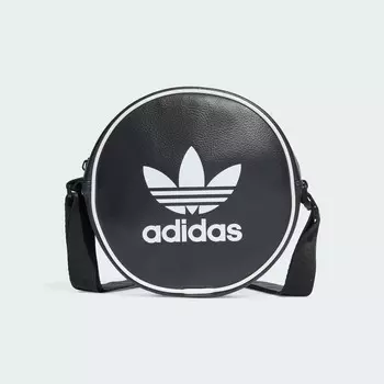 Классическая круглая сумка Adicolor Adidas, цвет Black