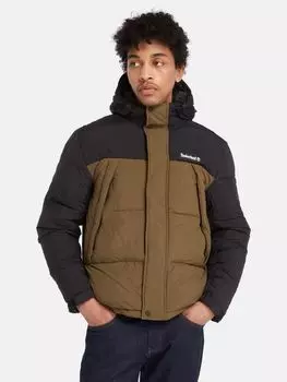 Классическая куртка-пуховик Archive Timberland, черный/оливковый