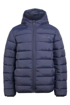 Классическая куртка пуховик с капюшоном для мальчиков Jack Wills, синий