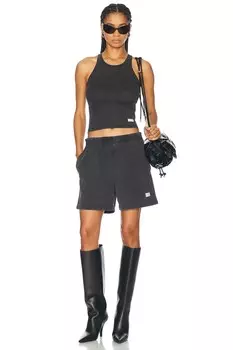Классическая майка-гонщик Alexander Wang, цвет Washed Black