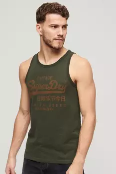 Классическая майка Heritage Superdry, зеленый