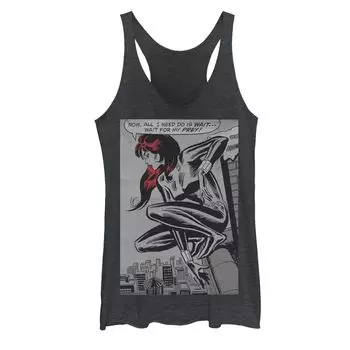 Классическая майка с графическим рисунком в стиле ретро Marvel Black Widow для юниоров Licensed Character