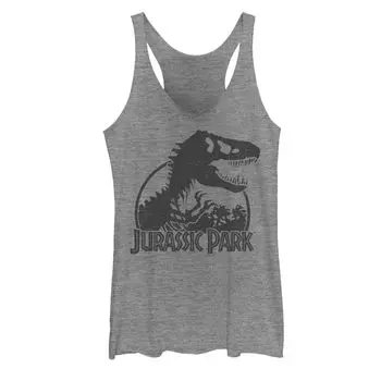 Классическая майка с логотипом в виде скелета T-Rex для юниоров Jurassic Park Licensed Character