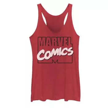 Классическая майка с простым логотипом и рисунком комиксов Marvel для юниоров Licensed Character