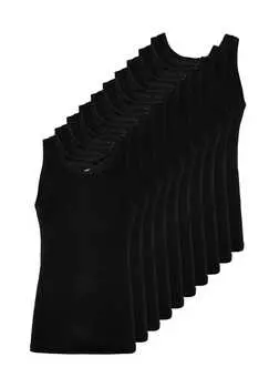 Классическая майка упаковка из 10 шт. Black Snake, черный