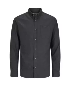 Классическая меланжевая рубашка Jack & Jones, серый