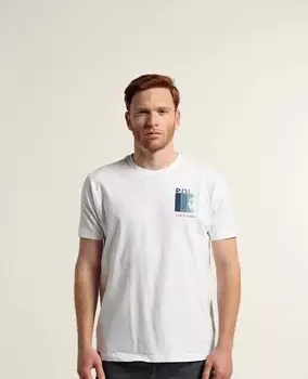 Классическая мужская футболка с коротким рукавом Valecuatro, белый