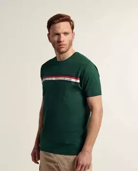 Классическая мужская футболка с коротким рукавом Valecuatro, зеленый