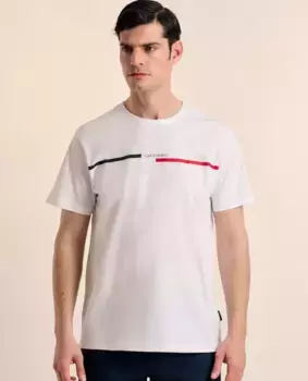 Классическая мужская футболка с коротким рукавом Valecuatro, белый