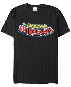 Классическая мужская футболка с короткими рукавами из коллекции комиксов Marvel The Amazing Spider-Man Fifth Sun, черный