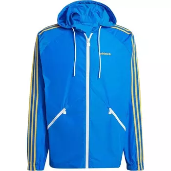 Классическая мужская куртка с тремя полосками синего цвета Adidas Originals, синий