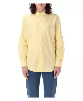 Классическая мужская рубашка-оксфорд Polo Ralph Lauren, желтый