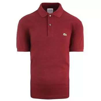 Классическая мужская рубашка поло Lacoste, бургундия