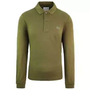 Классическая мужская рубашка поло Lacoste, хаки