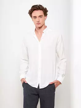 Классическая мужская рубашка с длинным рукавом LCW Vision