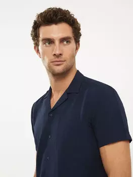 Классическая мужская рубашка с коротким рукавом LCWAIKIKI Classic