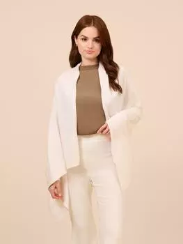 Классическая однотонная смесь кашемира S’HUG® Adrianna Papell, белый