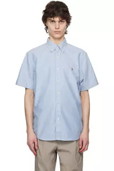 Классическая оксфордская рубашка Polo Ralph Lauren, синий