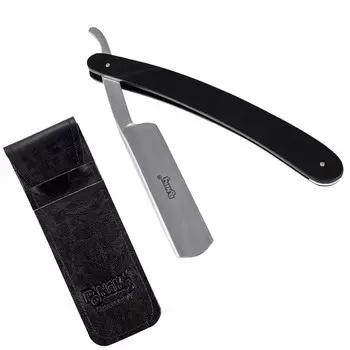 Классическая парикмахерская бритва Ponik для бритья бороды + футляр Poniks