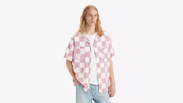 Классическая походная рубашка Levi's, розовый